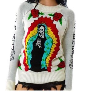 🌹 UNIF ‘High Now Die Later’ Knit Sweater 🌹
